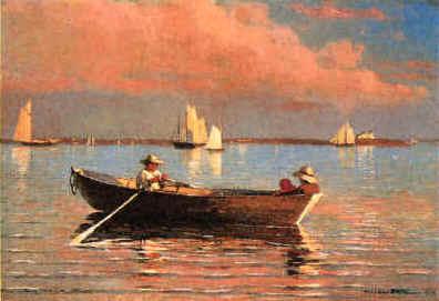 Winslow Homer Gloucester Harbor Sweden oil painting art